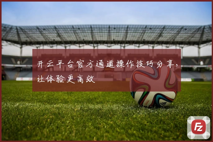 开云平台官方通道操作技巧分享，让体验更高效
