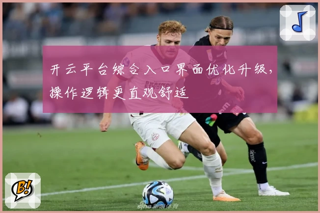 开云平台综合入口界面优化升级，操作逻辑更直观舒适